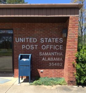 Samantha Post Office located on Northside Road