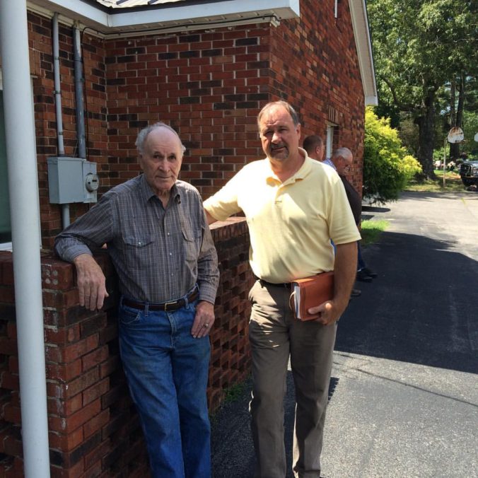 Benny with his Dad on Father's Day 2017