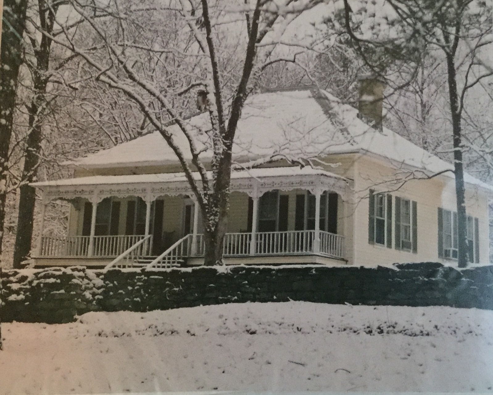 Cowden home, which stands today on the old Byler Road (Old Highway 43)